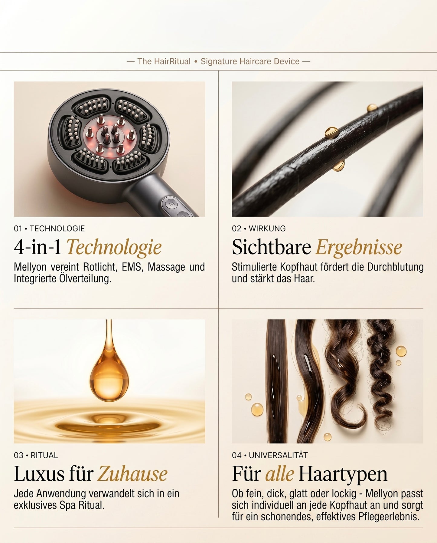 Mellyon 4 - in - 1 Haarpflegeroutine